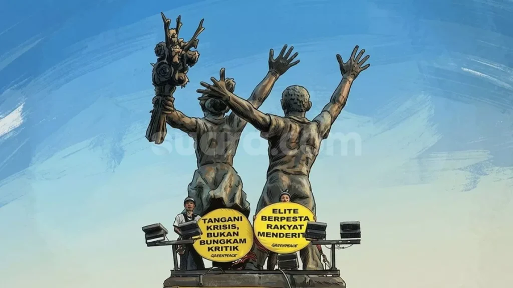 78964-ilustrasi-aksi-greenpeace-di-bundaran-hi