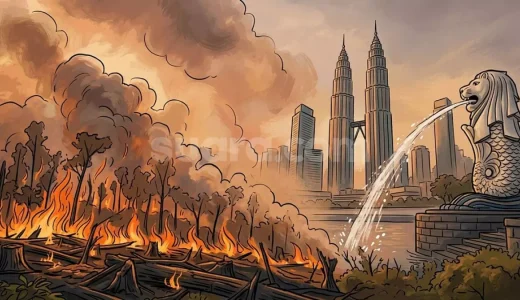 91630-ilustrasi-karhutla-ganggu-negara-tetangga
