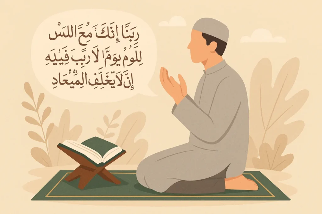 cara mengamalkan Ali Imran ayat 9