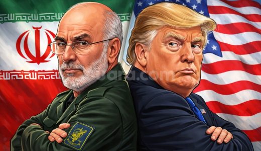 11692-ketua-parlemen-iran-mohammad-bagher-ghalibaf-dan-presiden-amerika-serikat-donald-trump