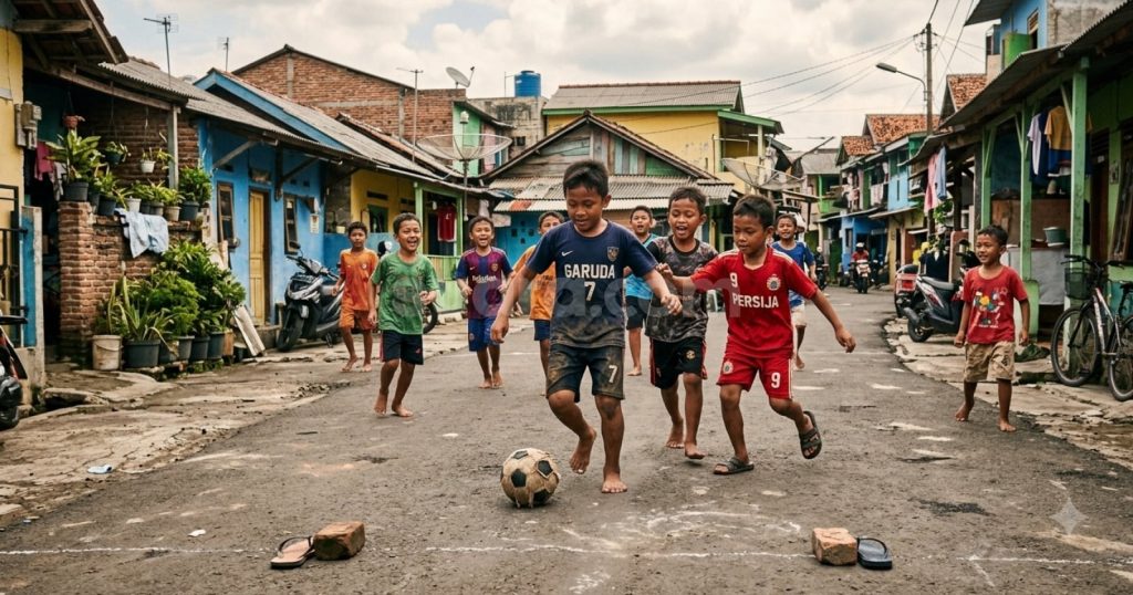 49152-ilustrasi-anak-jakarta-main-sepak-bola-di-aspal